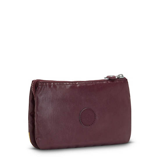 Kipling Creativity Extra Large Metallic Wristlet Çanta Bordo | TR 1149LI